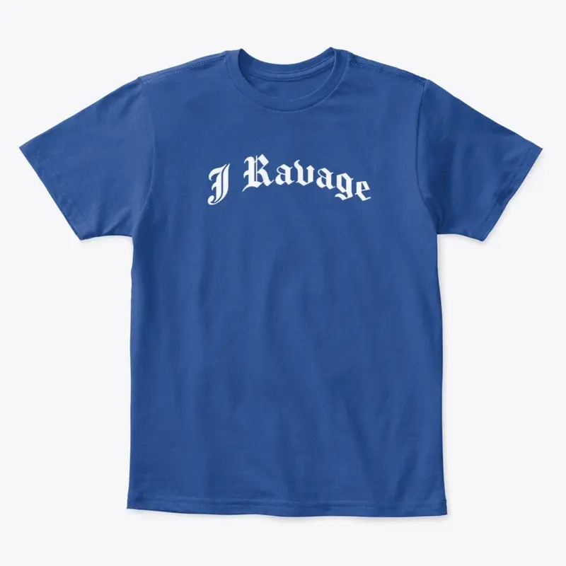 J Ravage Name Text White