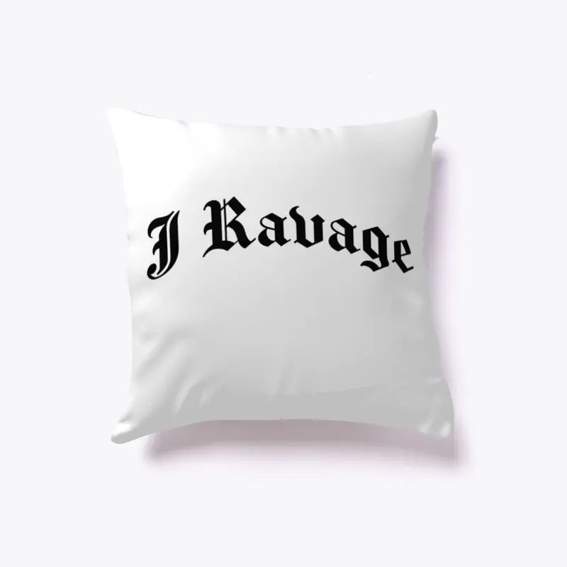 J Ravage Name Text Black